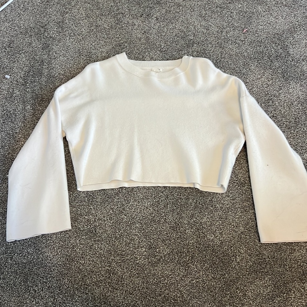 garage flare arm sweater
